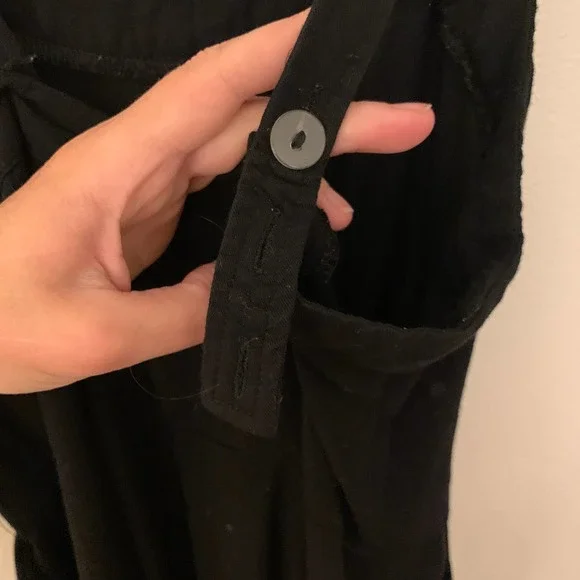 Xhilaration Solid Black Sleeveless Square Neck Jumpsuit S - Picture 10 of 10